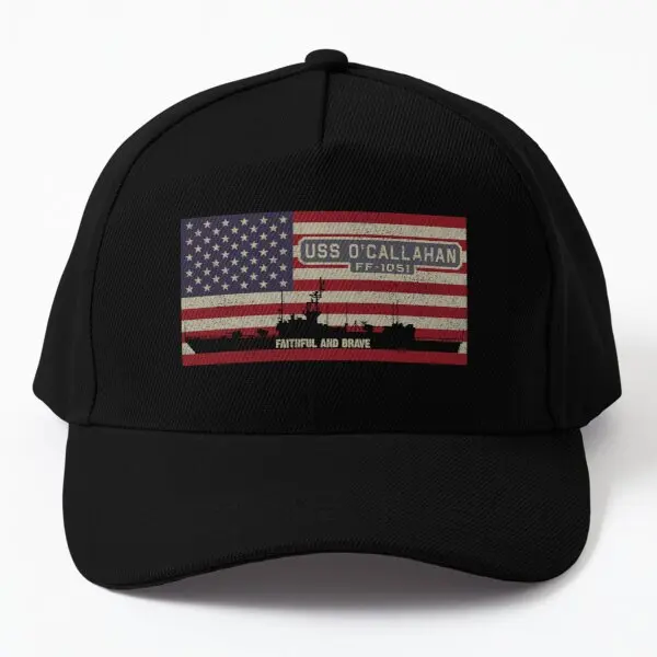 

Uss O Callahan Ff 1051 Frigate Ship Usa Baseball Cap Hat Bonnet Snapback Hip Hop Casual Boys Black Solid Color Sun Casquette