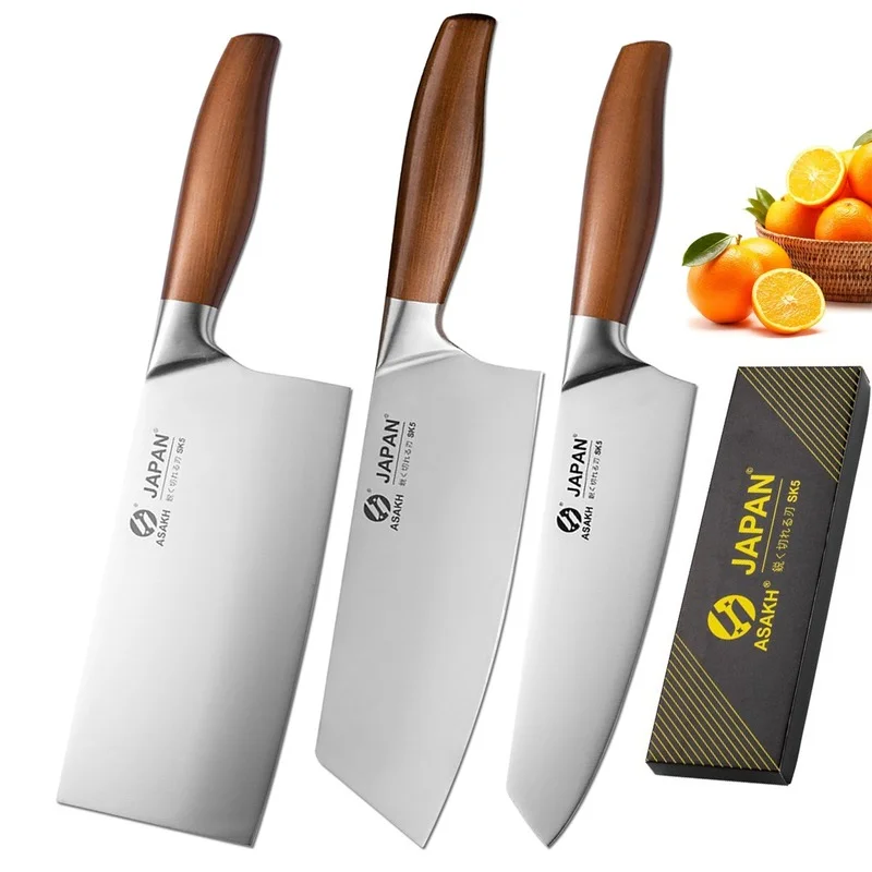 

Japanese Knife Set Dual-use Stainless Steel Chef Kitchen Knife Fish Meat Beef Slicing Knives Utility Butcher Paring Cleaver
