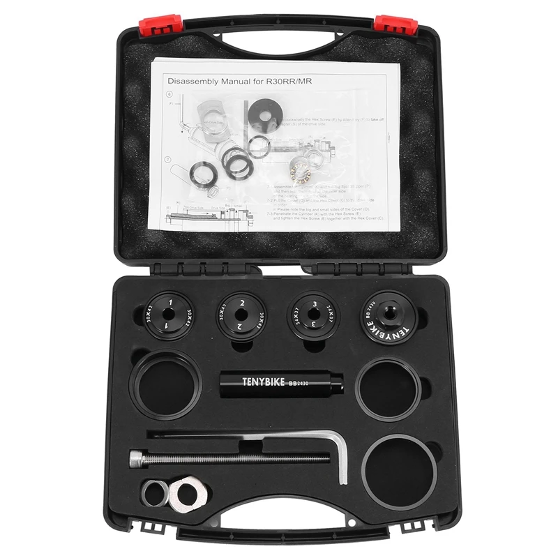 

Bb Install And Remove Tool Set Bb86 Bb90 Bb91 Bb92 Bb30 Bb30a Press-In Bb Mounting And Removal Tool Set