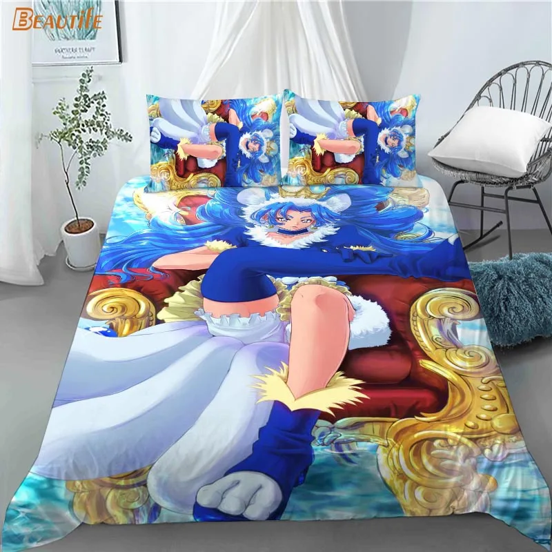 

Комплект постельного белья из полиэстера, с пододеяльником и 2 наволочками, 0505