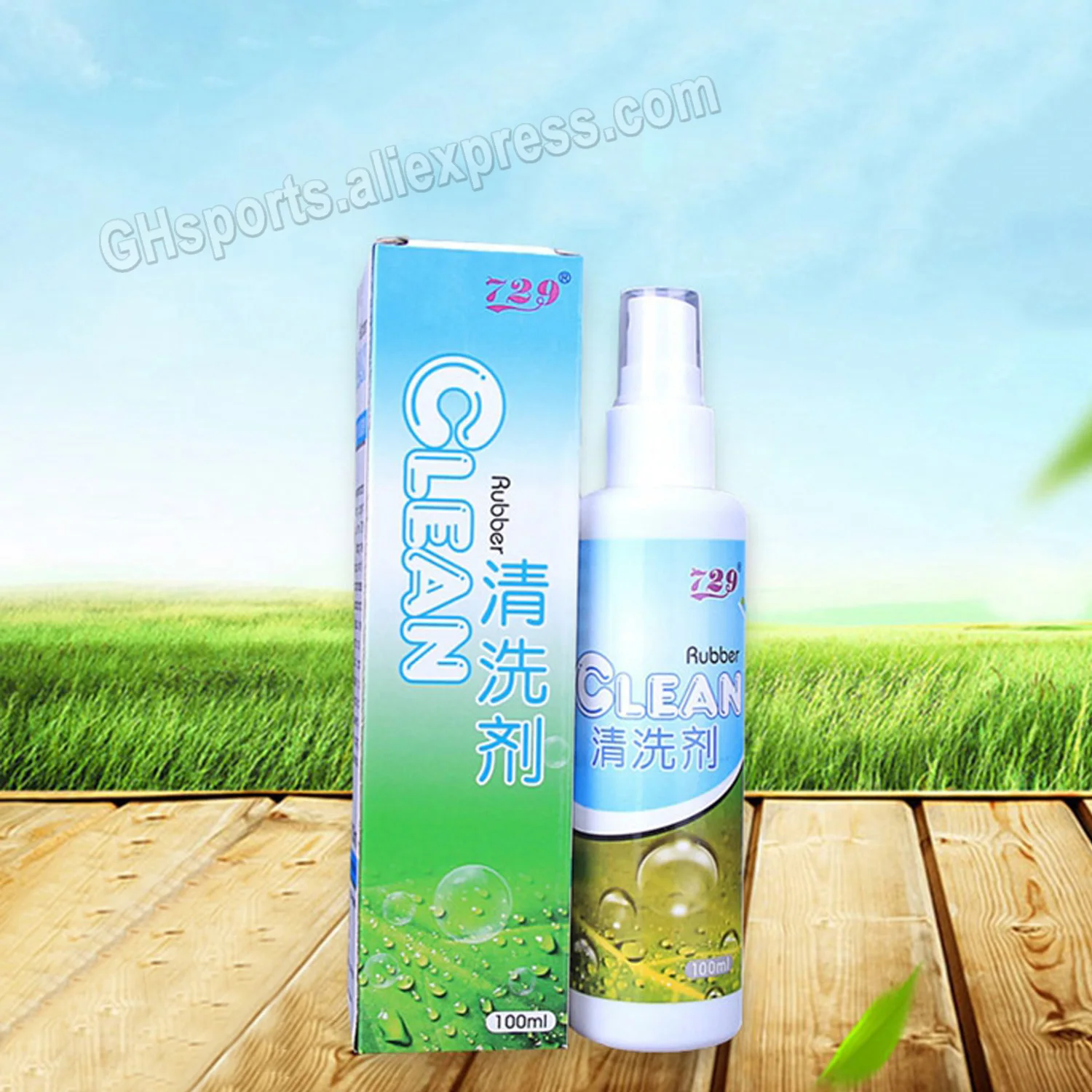 

729 100ml Professional Cleaning Agent Rubber Cleaner for Table Tennis Ping Pong Tackifier Rubber Racket Bats Provent Aging