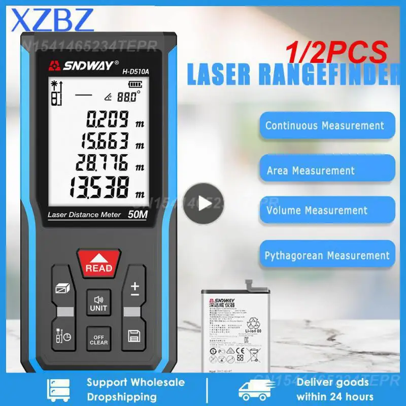 

1/2PCS Mileseey Laser Rangefinder X5 лазерная рулетка Laser finder Digital Laser Distance Meter Laser Meter Laser Tape Measure
