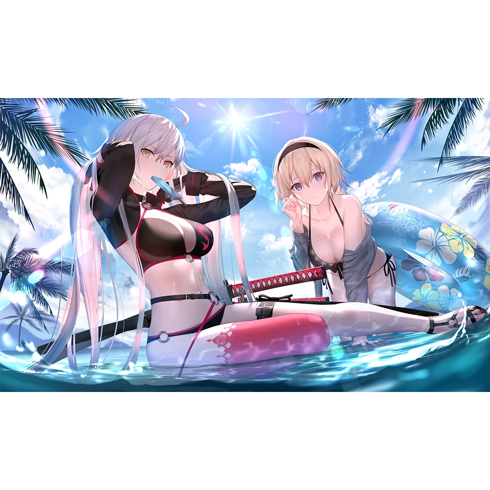 

60x35cm Sexy Game Playmat Trading Cards Protector Game Mat TCG CCG PKM YGO Playmat Board Game Mouse PadTable Gaming Play Mat