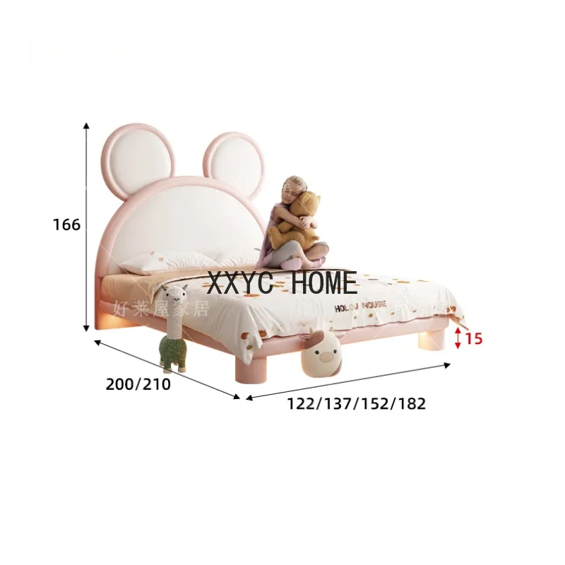 Детские односпальные кровати для девочек детские принцессы с защитой окружающей