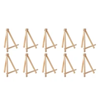 10 pcs wood easels 9 4inches tall tabletop display easels wooden canvas stand diy art craft for artist adults students