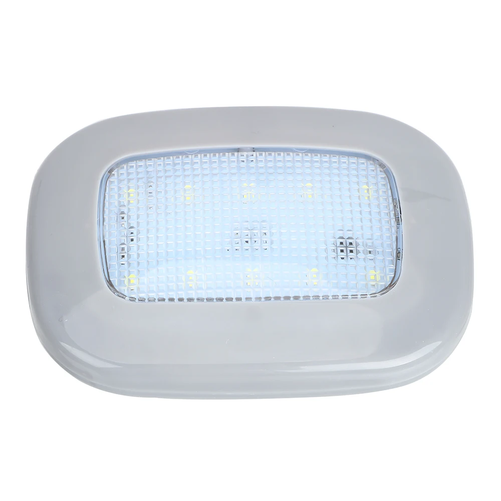 

Универсальный светодиодный магнитный купольный светильник с USB-зарядкой, лампа для чтения на крышу автомобиля, белый Потолочный светильник...