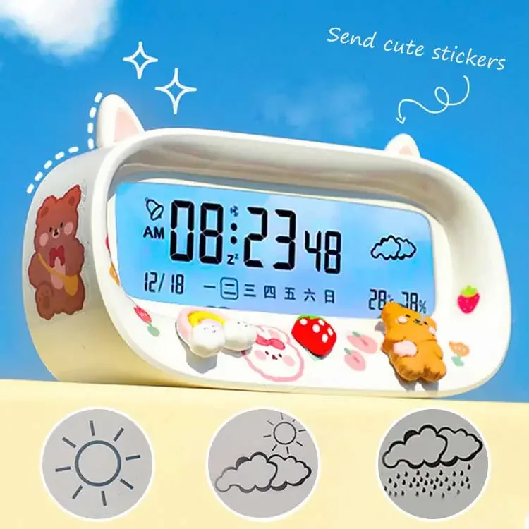 

Настольные часы, модные цифровые часы с Аламом в спальне, раздражающие настольные часы с календарем, лучший продавец, домашний декор, настен...