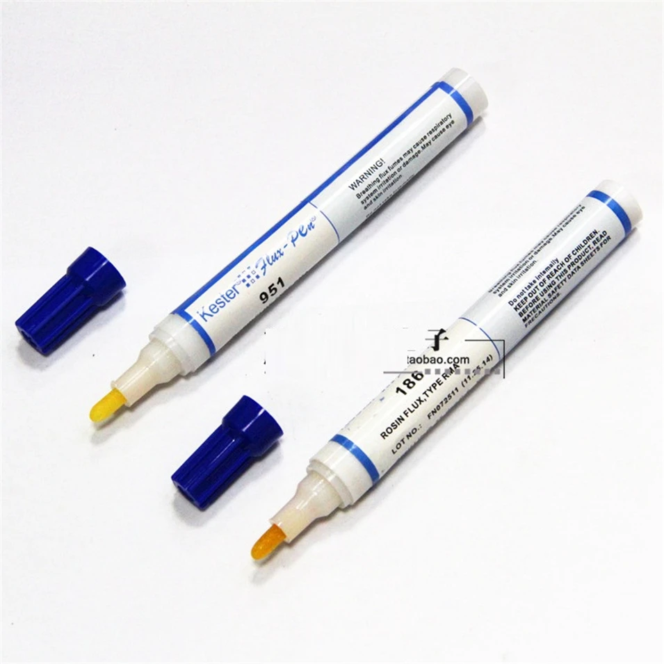 

951 186 10ml Soldering Rosin Flux Pen Low-Solids Non-clean For Solar cell panel DIY kester solder power KESTER 186 KESTER 951