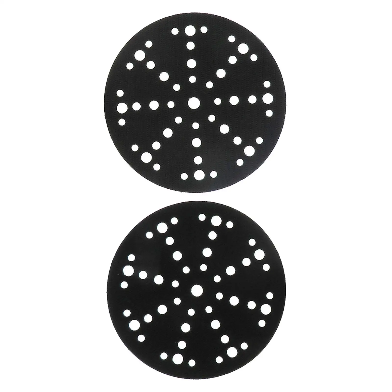 

2 Pieces Sandpaper Sanding Pads 6 inch 48 Holes Backing Grinding Polishing Pad Disc for Carving