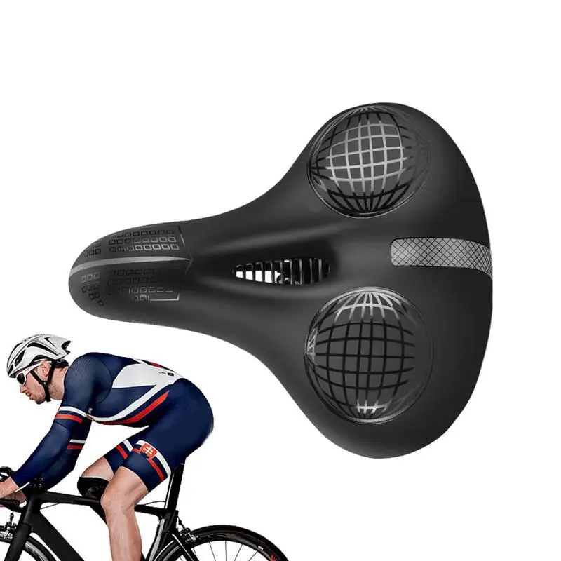 

Bike Seat Cushion Comfort Breathable Bicycle Seat Cushion Shock Absorbing Bike Seat Replacement For Exercise Bikes Mountain