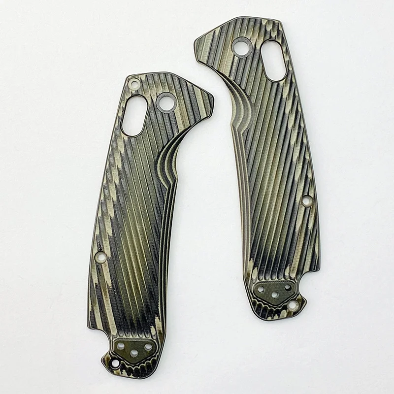 

1 Pair Custom G10 Scales for Benchmade North Fork 15031 Folding Knife Handle Grip Patches Parts DIY Make Accessories Decor Slabs