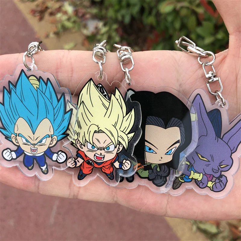 

Брелок для косплея по мотивам аниме «Драконий жемчуг», акриловый креативный кулон для рюкзака, аксессуары для подарка на Рождество