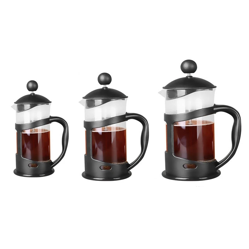

1 Piece Presses Coffee Pot Multifunctional Durable Coffee Teapot Stainless Steel Glass Coffeeware 600ML