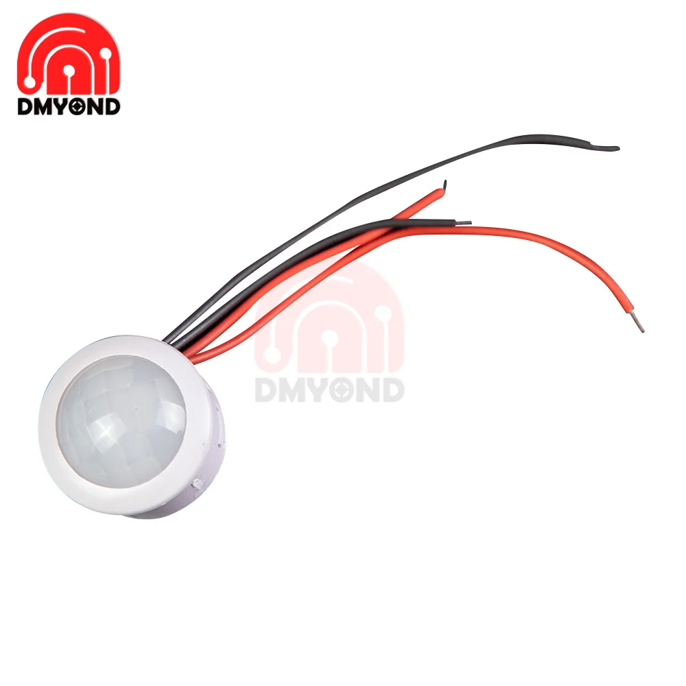 Автоматический переключатель света со светодиодной подсветкой, не Регулируемый переключатель датчика задержки, 18 Вт