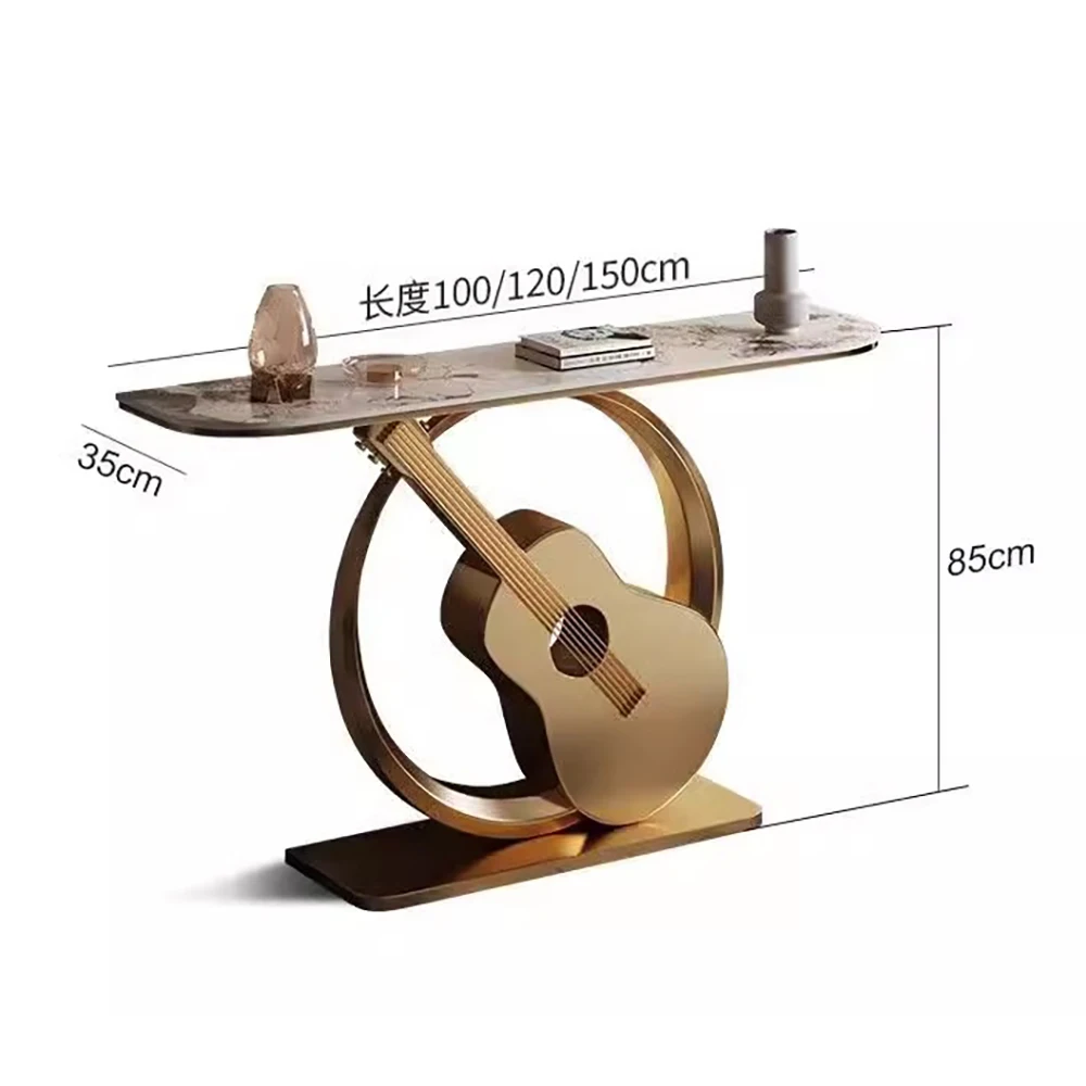 Роскошный эстетический консольный столик мраморный минималистичный уникальный