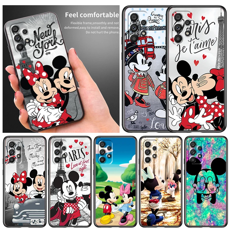 

Mickey Minne Have Fun Phone Case For Samsung A73 A72 A71 A54 A53 A52 A51 A42 A33 A32 A23 A22 A21S A13 A04 A03 5G Black
