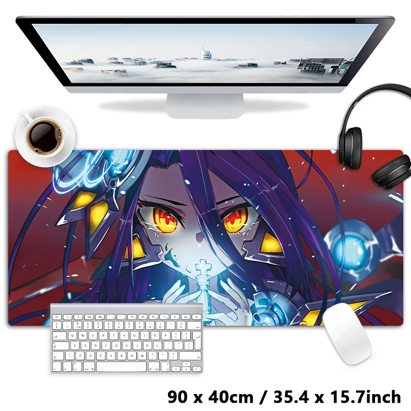 No Game Life Zero Sora Shiro Schwi Riku Shuvi Doura Коврик для мыши XXL Большой коврик клавиатуры