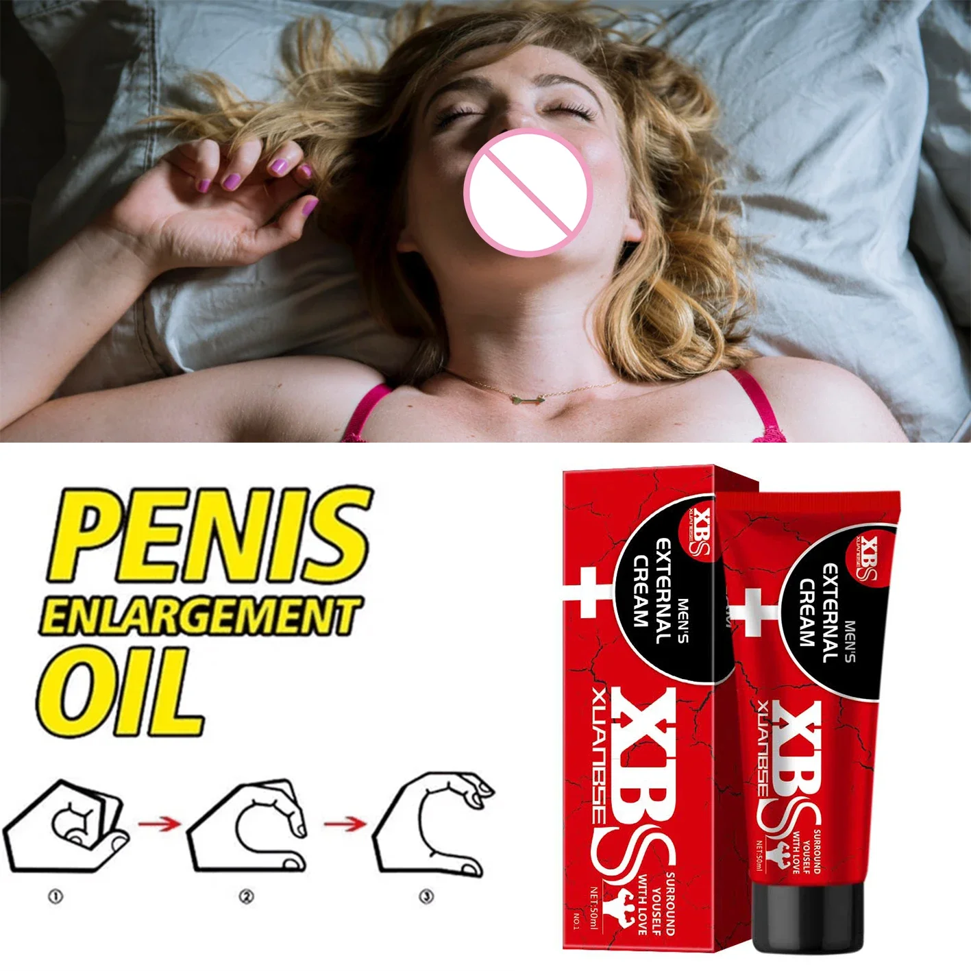Увеличивающий крем для увеличения пениса XBS увеличивающий Размер масло эрекции