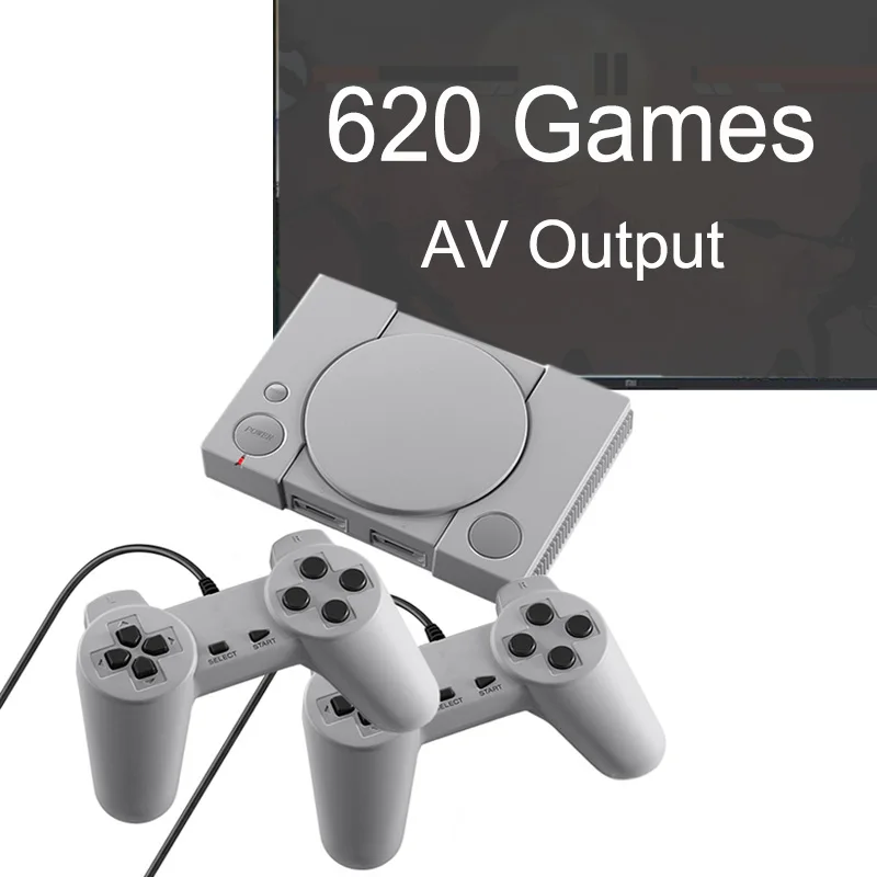 

Mini Game Station 8 Bit TV Video Game Console Built In 620 Classic Games USB Wired Controller Support AV Output Retro Console