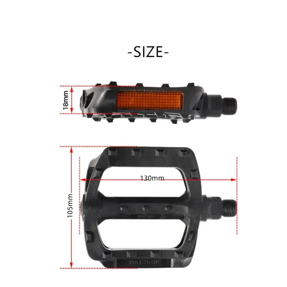 Легкая педаль для горного велосипеда с двойным уплотнением плоская велосипедная