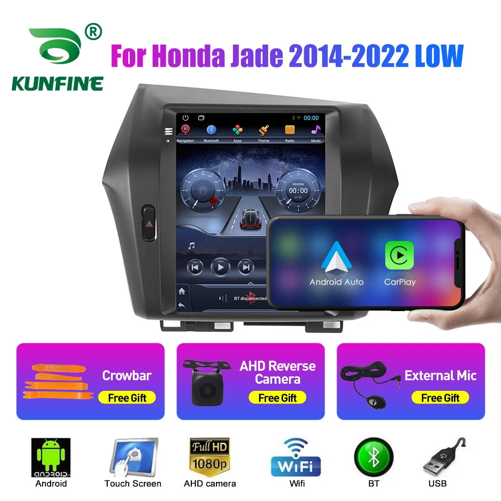 

Автомагнитола Tesla Style 2 Din, 9,7 дюйма, Android, для Honda Jade 2014-2022, автомобильный мультимедийный видеоплеер с низким уровнем стереозвука, DVD, GPS-навигация