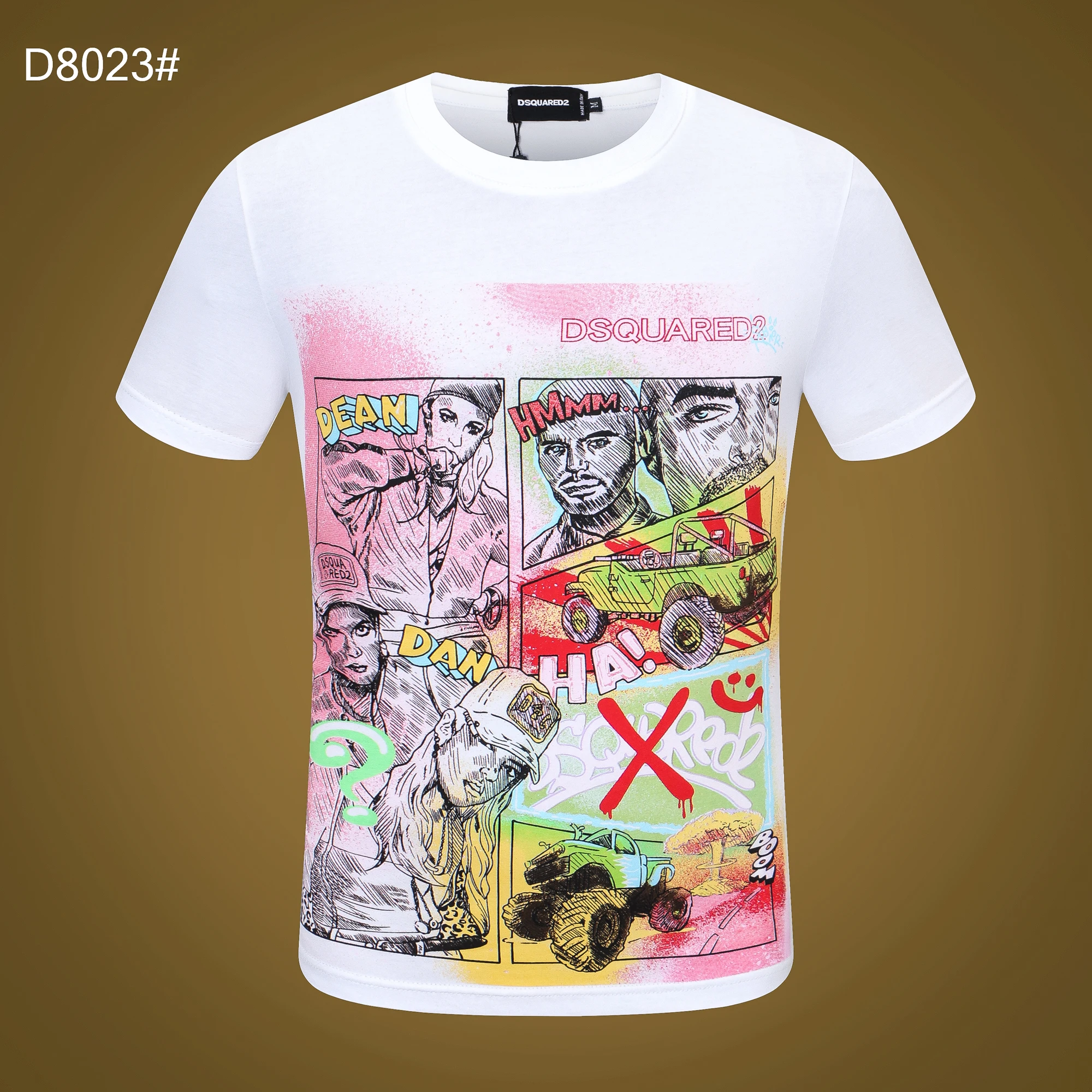 

2022 New Men Trend Brand DSQUARED2 Premium Men's Printed T-Shirt Size M-3XL