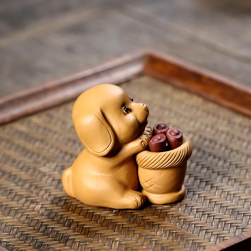 Исин Бутик ручной работы Пурпурный Песок Чай Домашнее животное Wangcai Китайский