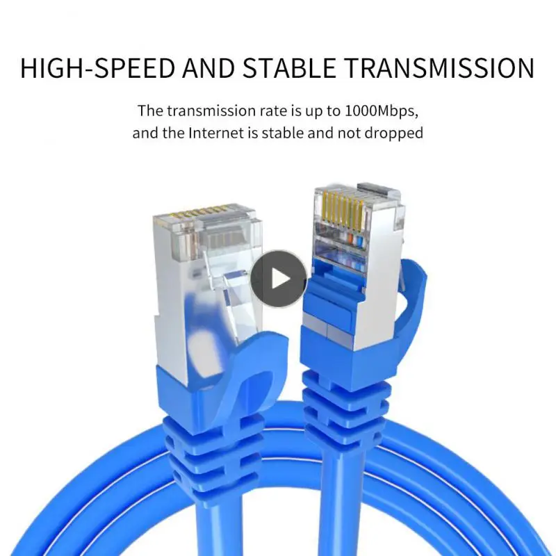 

Eia/tia-568 Category 6 Rj45 Network Cable Gold Plated Connectors Rj-45 Cat6 Ethernet Lan Network Cable Patch Stranded Cable