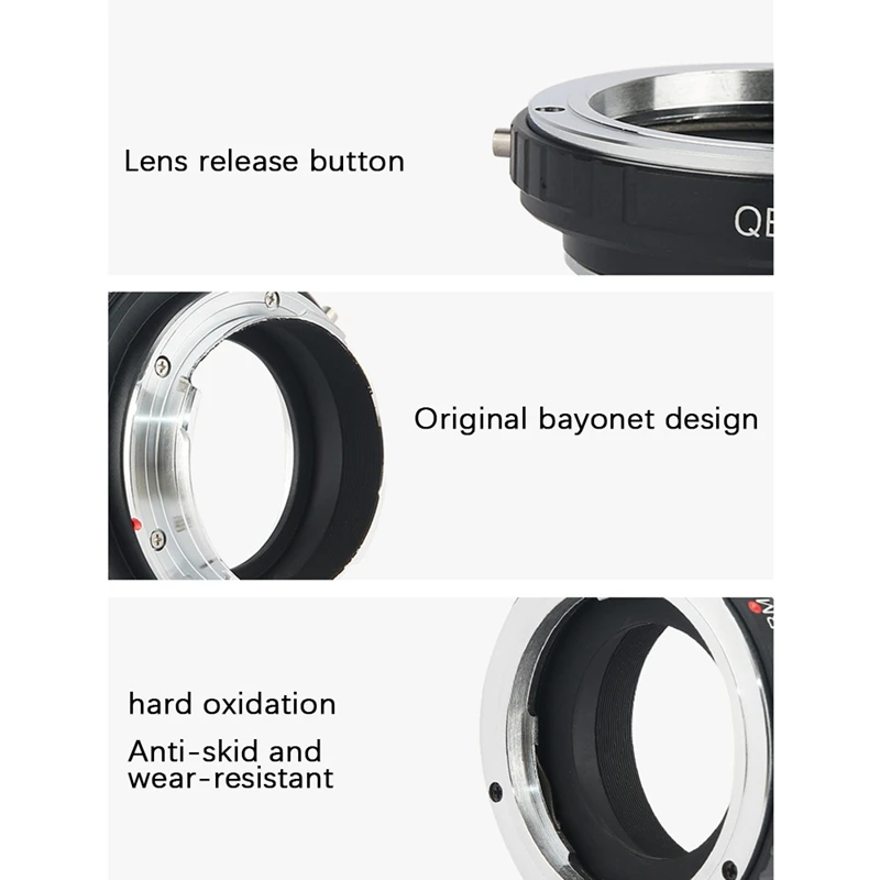 LICG QBM-LM Lens Adapter Ring For ROLLEI Rollei QBM To Leica