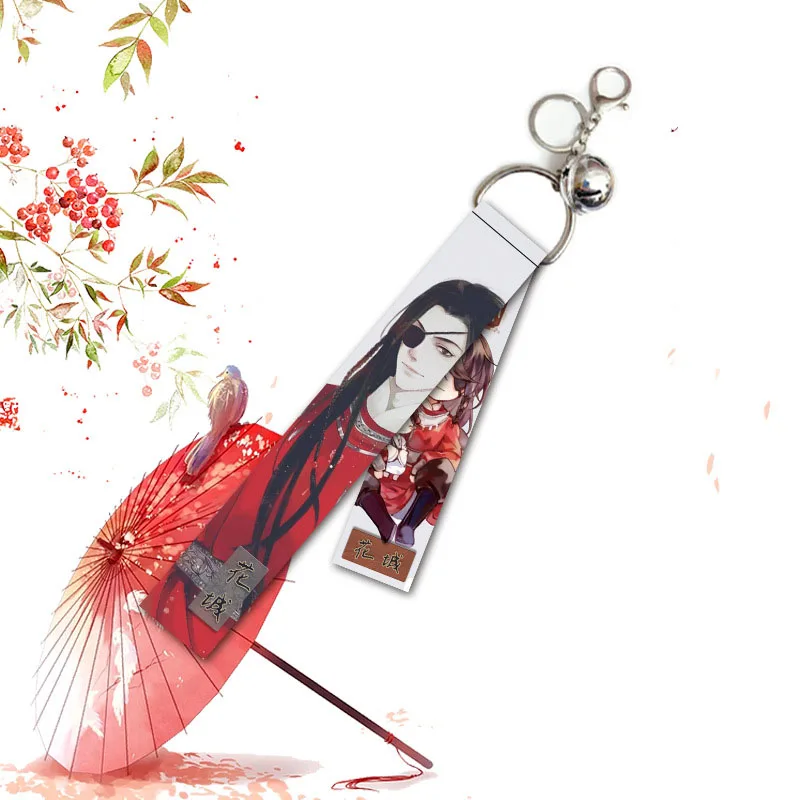 

1 Pcs Cute Anime Tian Guan Ci Fu Lanyard Keychains Heaven Officials Blessing Ribbon Lanyard Keyring Pendant Men Women Gifts Toys