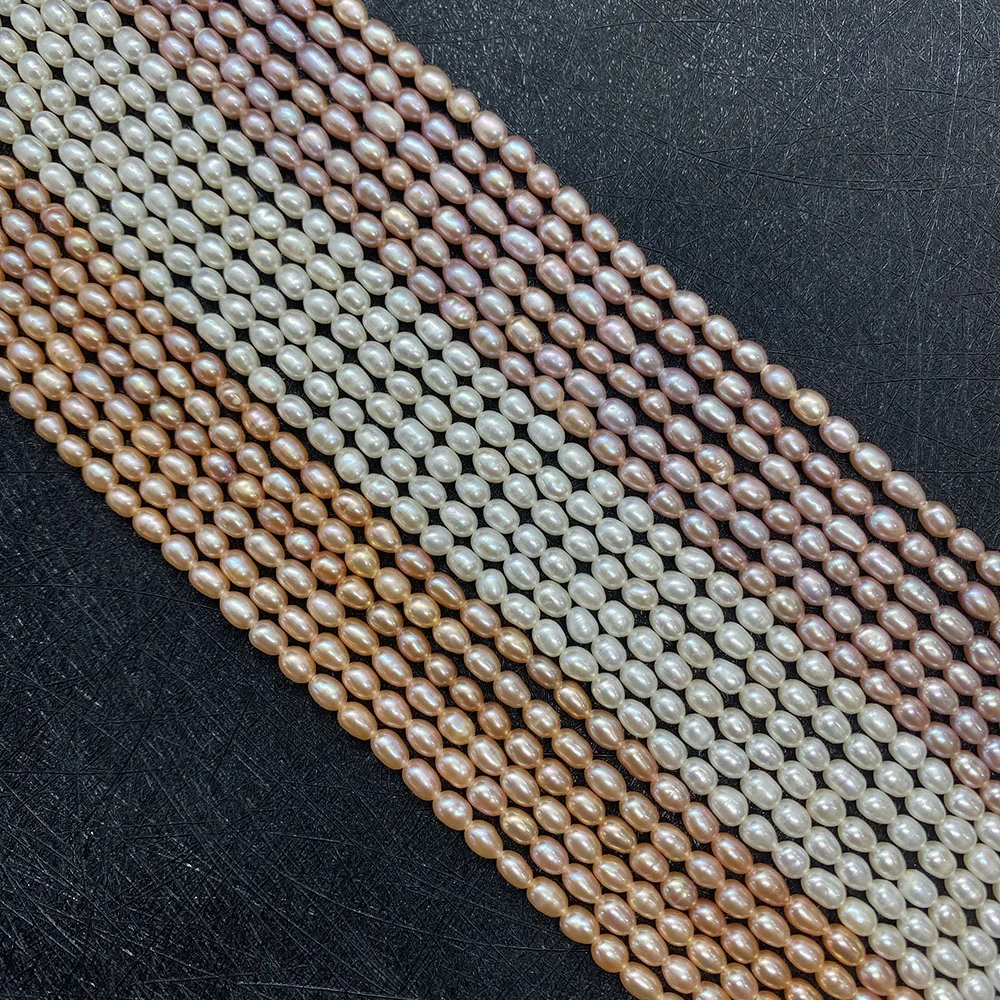 

Long Round Shape Round Rice Beads Popular Accessories Personality Trend Pearl Gorgeous Handmade Fashion Jewelry Can Be Wholesale