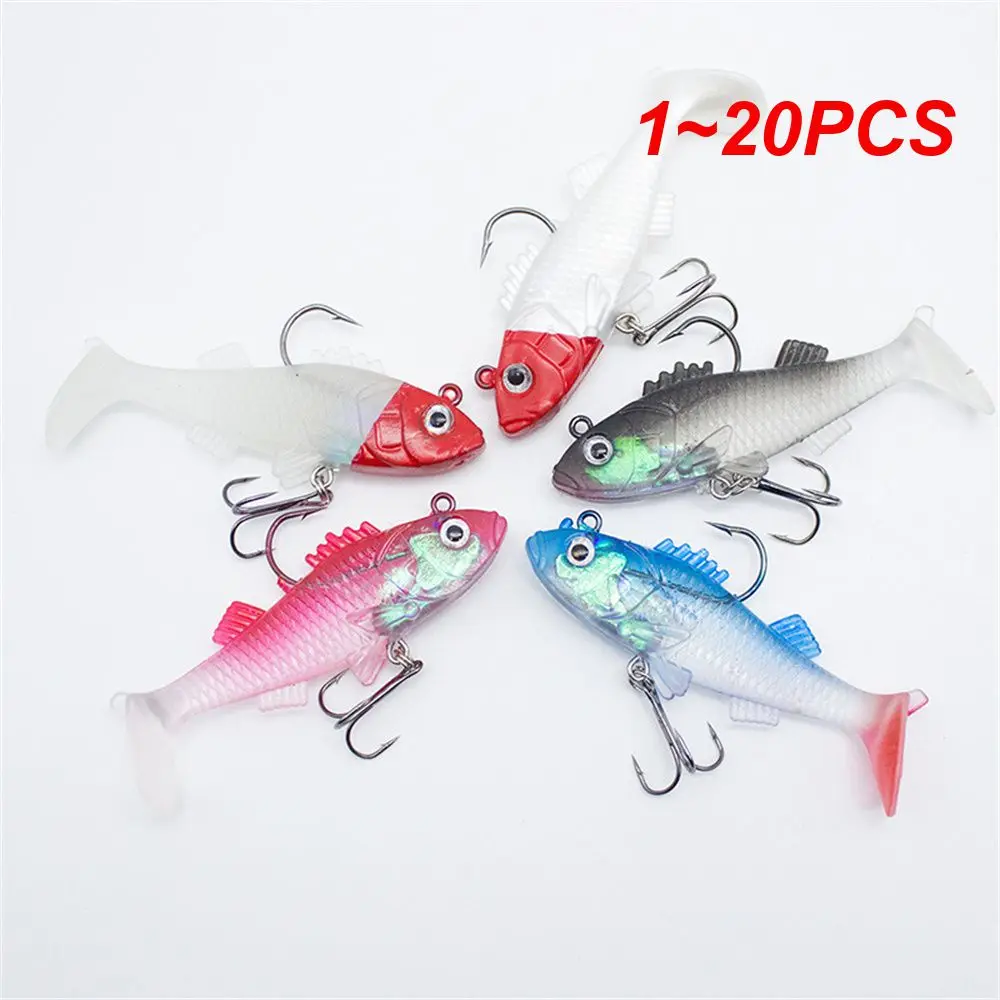 

1-20 шт., искусственная наживка, длина 6,5 см