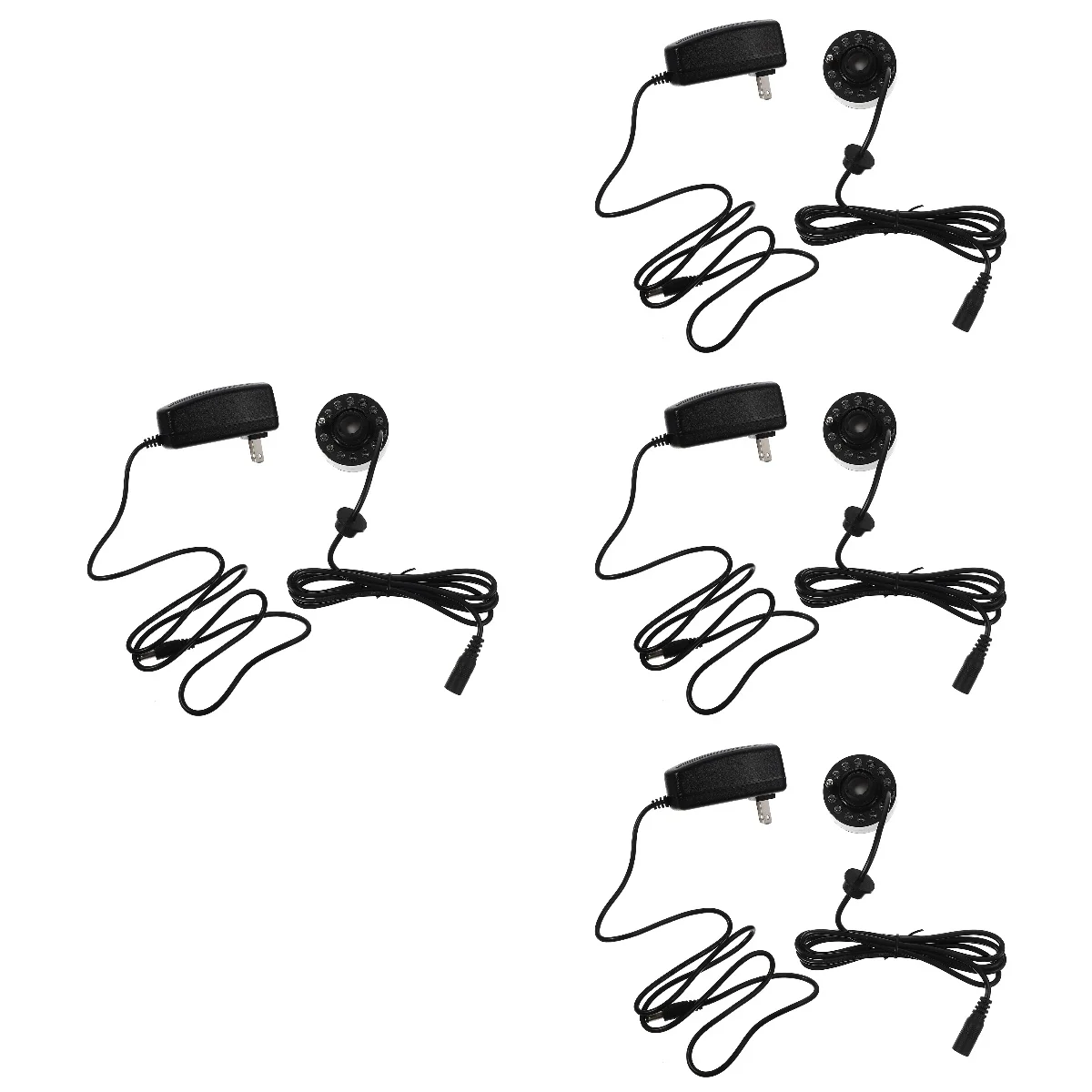 

4pcs Rockery Fog Maker Tank Atomizing Head Practical Mist Maker US Plug