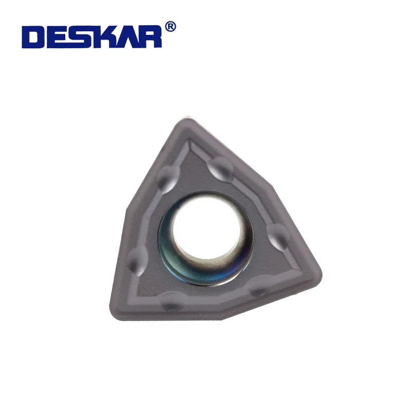 

DESKAR Carbide Inserts 10pcs WCMT050308 WCMT06T308 WCMT080412 WCMT030208 WCMT040208 SF LF6018 CNC U Drill Insters