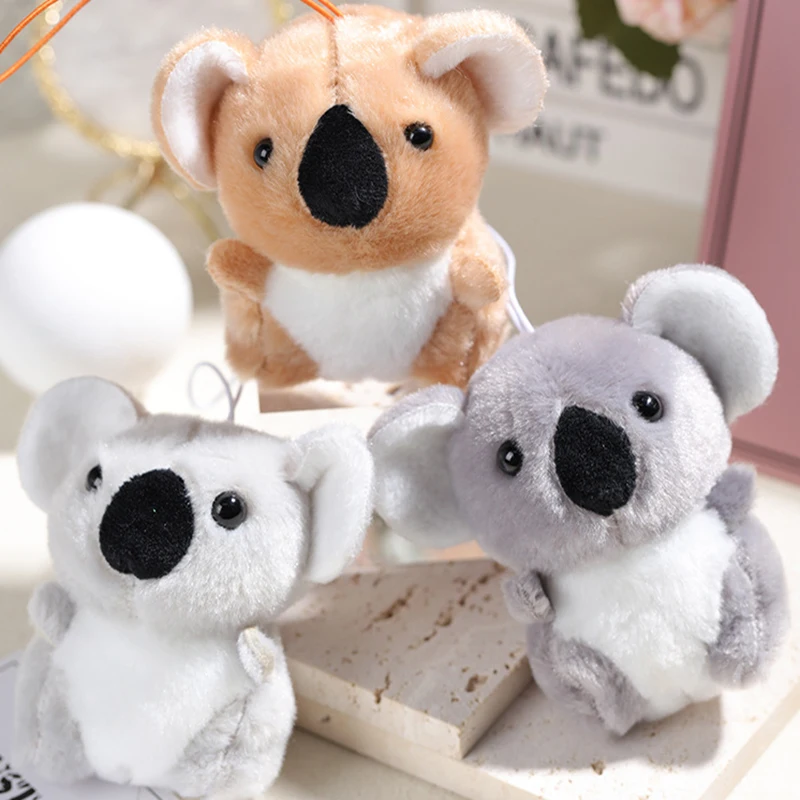 Мультяшный котик искусственное животное кукла коала плюшевое украшение