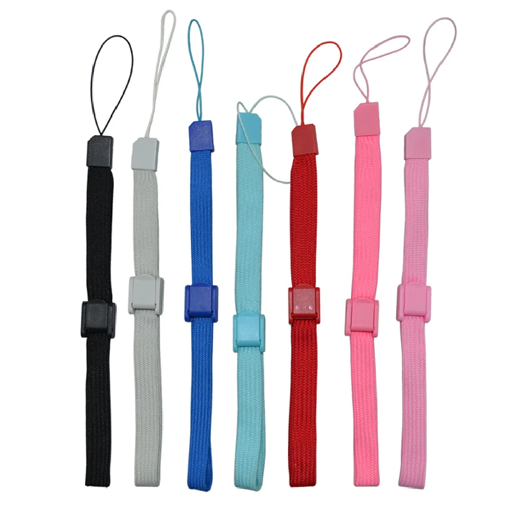 

500pcs/lot for Wii PSP Wrist Hand Strap Camera Phone MP4 Strap mobile phone lanyard rope Adjustable Hand rope