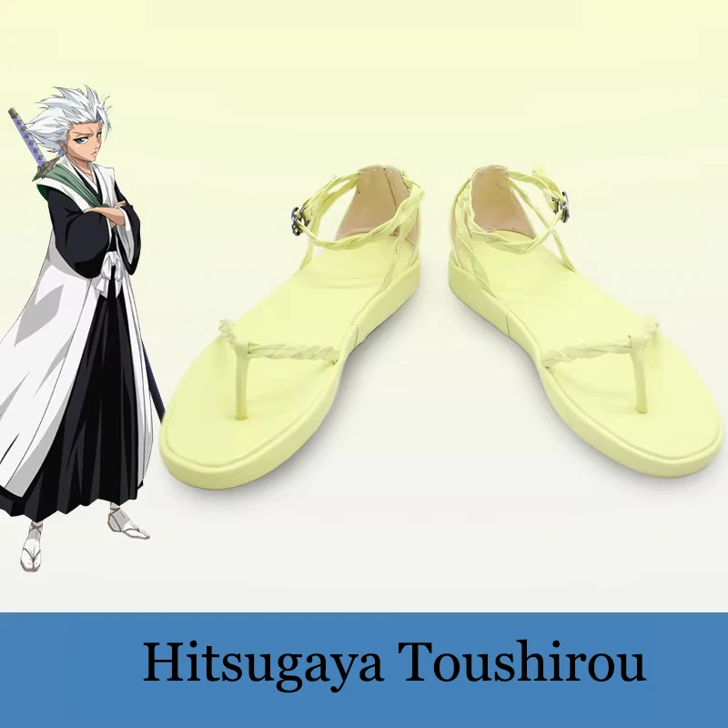 Обувь для косплея в стиле аниме Hitsugaya Toushirou сандалии униформа ролевых игр