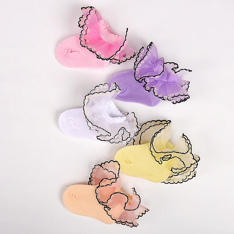 Рисунок 4 - Носки с двойными оборками для девочек