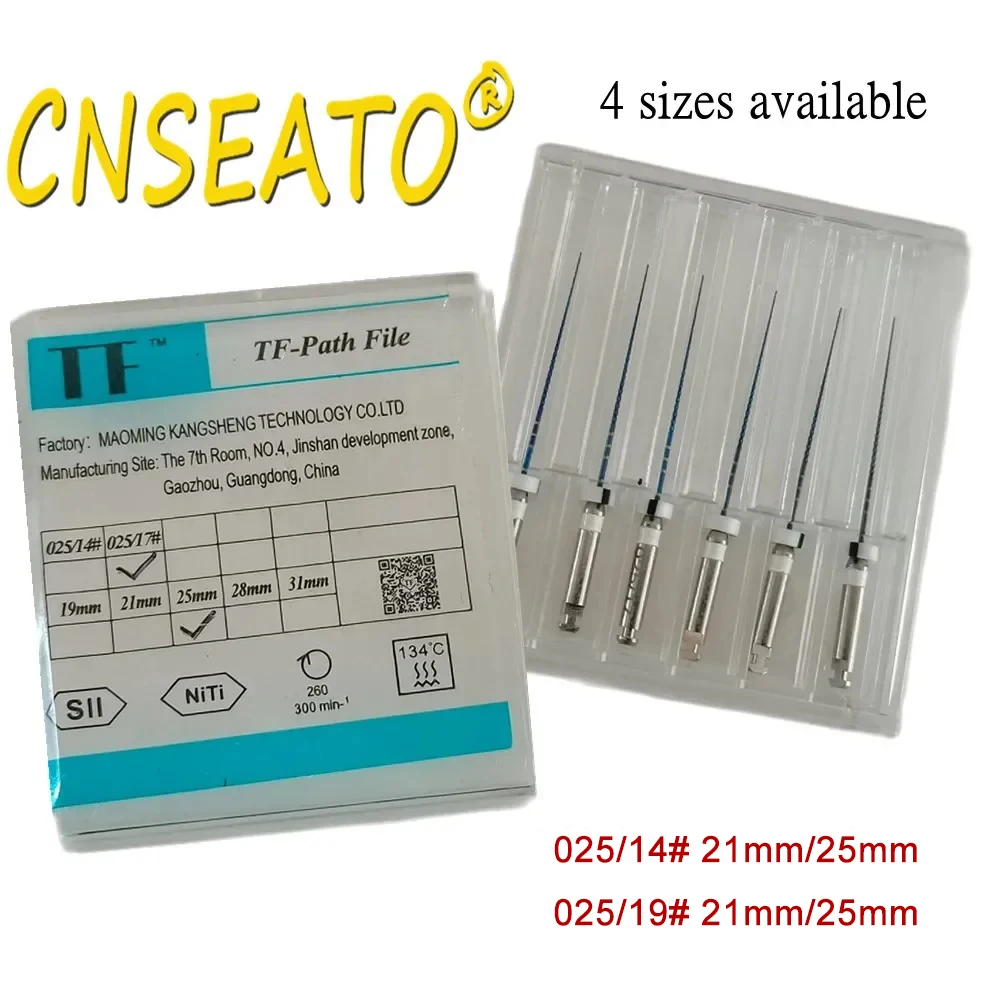 6 шт. стоматологический эндонтический дорожный напильник NiTi роторный инструмент