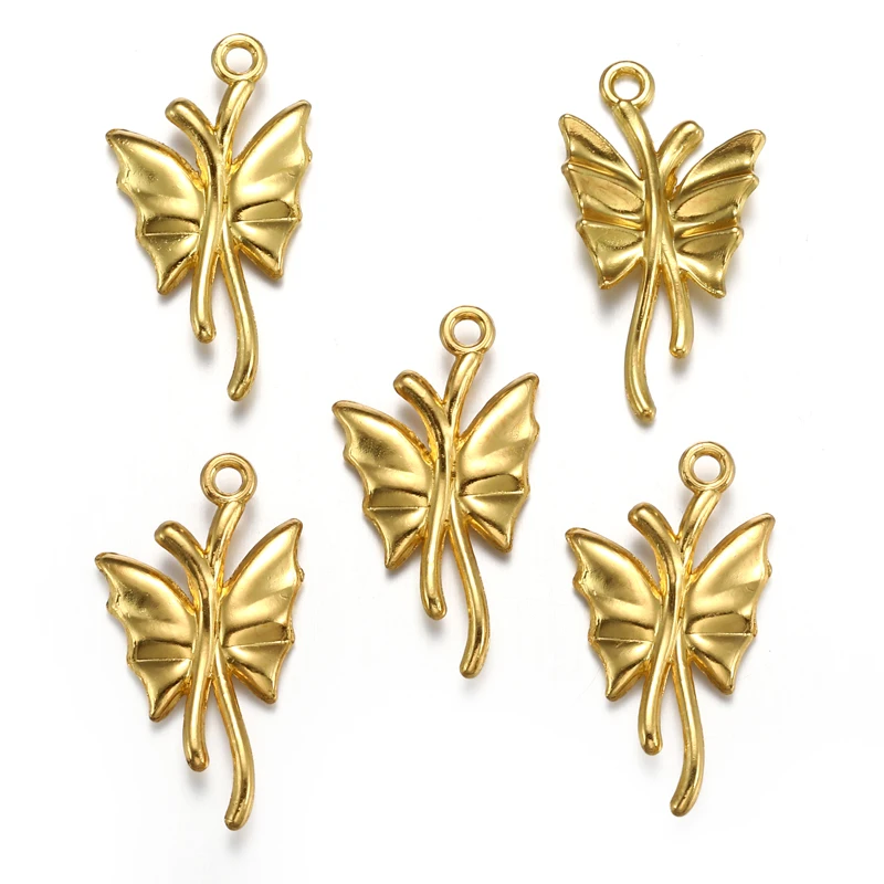 Подвески в виде бабочек 6 цветов 20 шт. аксессуары для самостоятельного