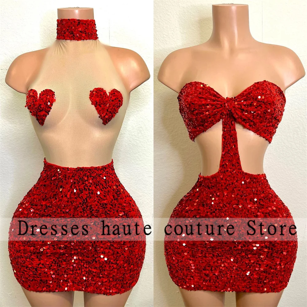 

Сексуальные розовые Новые короткие платья для выпускного вечера 2022 для женщин мини коктейльное платье с блестками вечерние платья