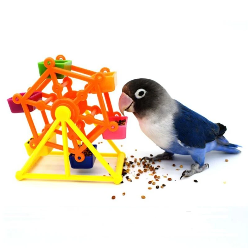 

Искусственная птица, креативные детали, вращающиеся тренировочные игрушки, умная клетка для роста, красочная ветряная мельница, игрушка, аксессуары