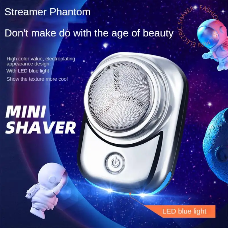 

Mini USB Shaver Portable Electric Razor For Men USB Rechargeable Electric Shaver Pocket Size Wet Painless Shaver