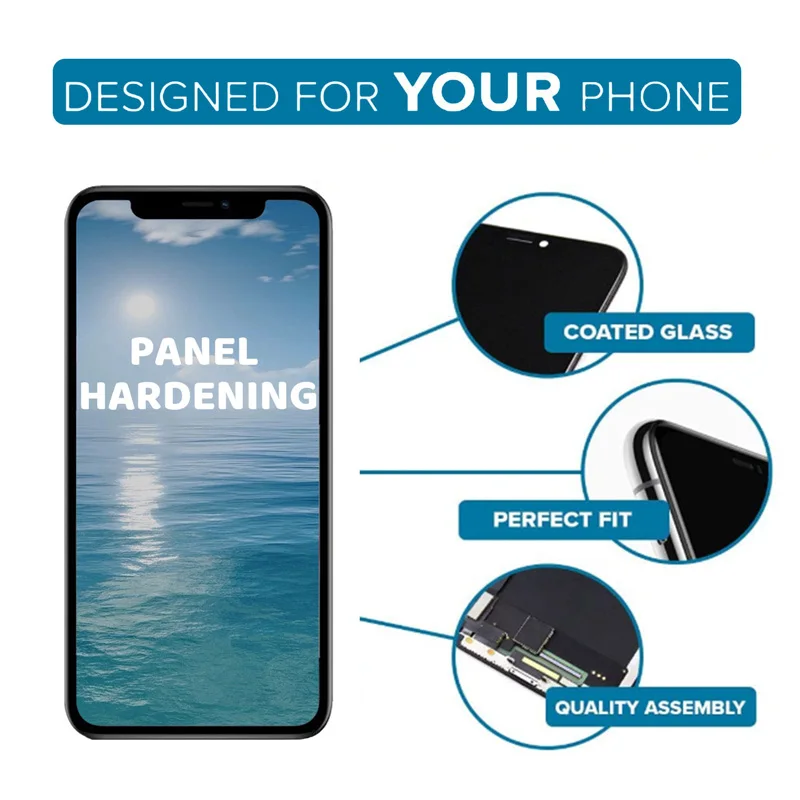 LCD Display For iPhone X XS Max XR Touch Screen Replacement 11 12 Pro Soft Oled No Dead Pixel With Tools |