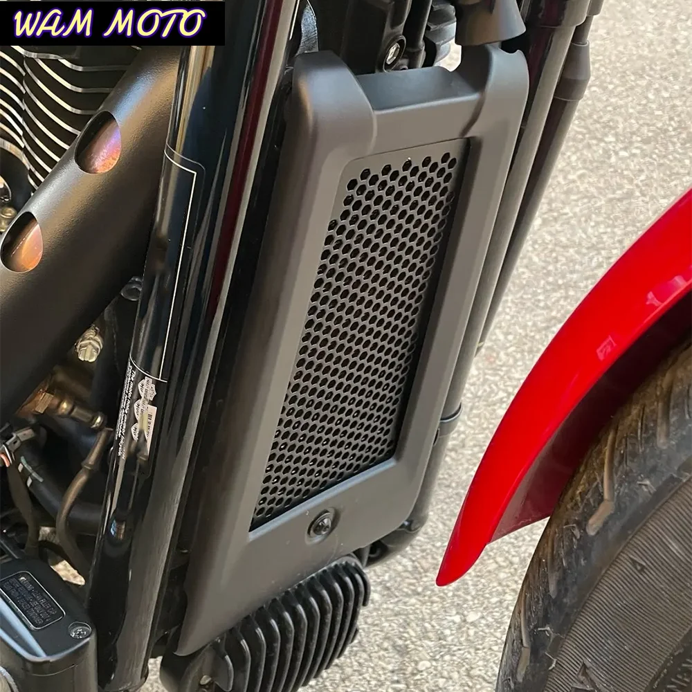 Фото Защитная решетка радиатора и маслоохладителя для Harley Softail FXST Slim FLSL Fat Boy 114 FXFBS FLFBS FLFB FXFB №4