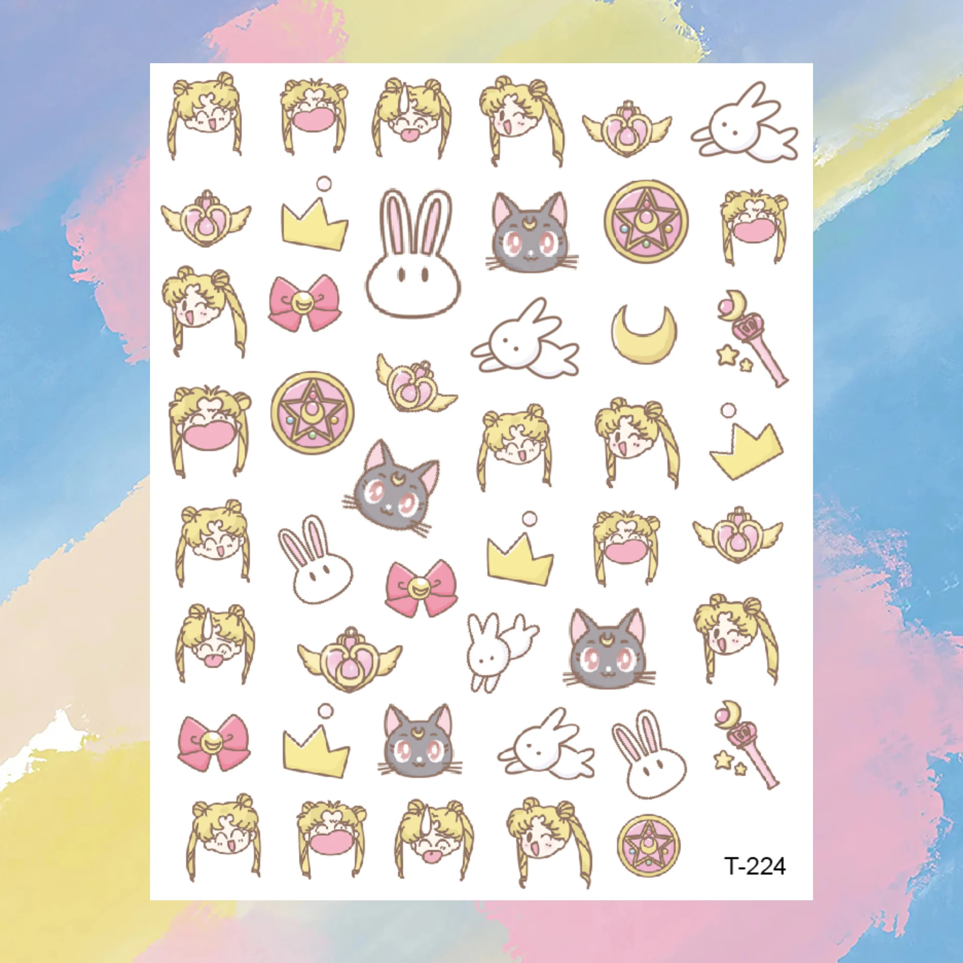

Disney 3D Adhesive Nail Stickers Cartoon Stickers Decals Mickey Mouse Dumbo Lilo & Stitch Nail Decorations DIY Nail Accessories