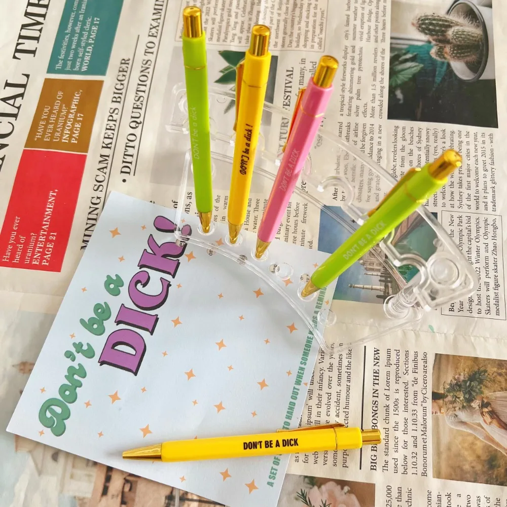 5 шт. ручки MAMA шариковая ручка обслуживание клиентов дерьмо-шоу работа отстой