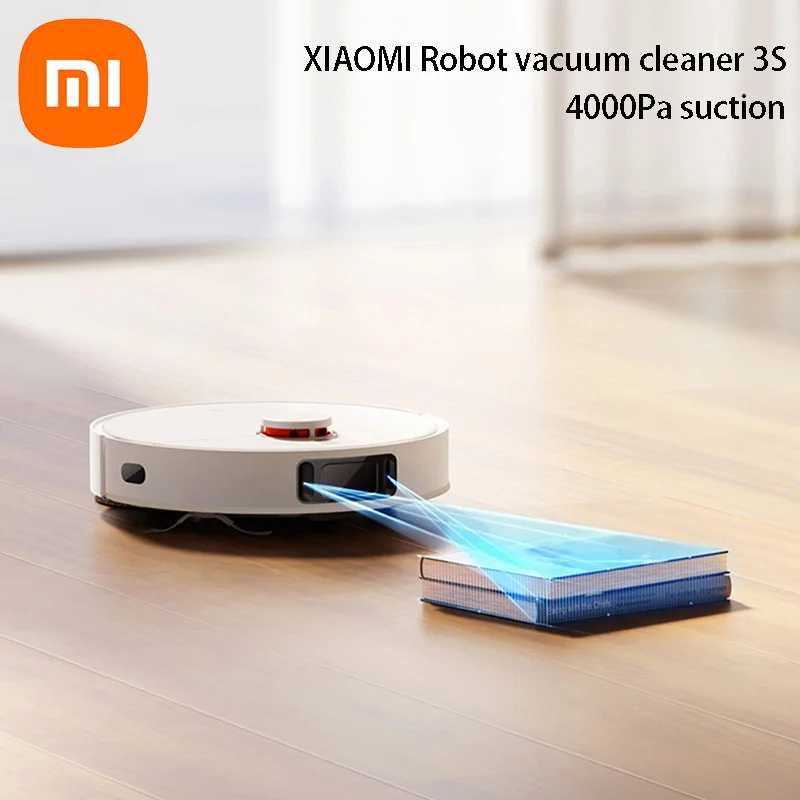 

Оригинальный робот Xiaomi Mijia 3S для подметания и буксировки дома, Встроенный интеллектуальный автоматический робот для подметания 4000 Па