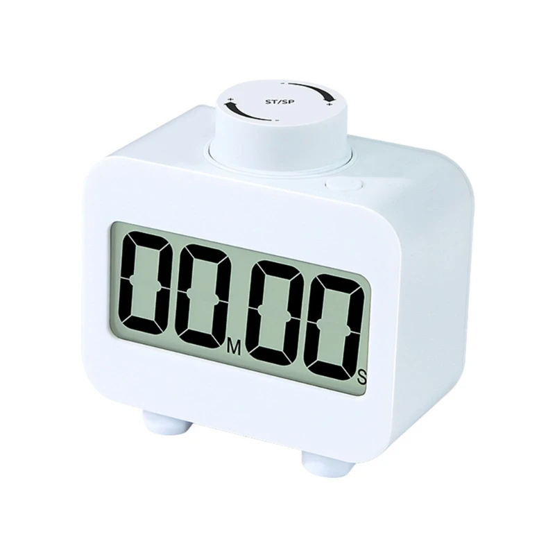

99-Mins Rotary Kitchen Timers Countdown Clock Timer LCD Digital Countdown Digital Timers ABS Material for Cooking DropShip