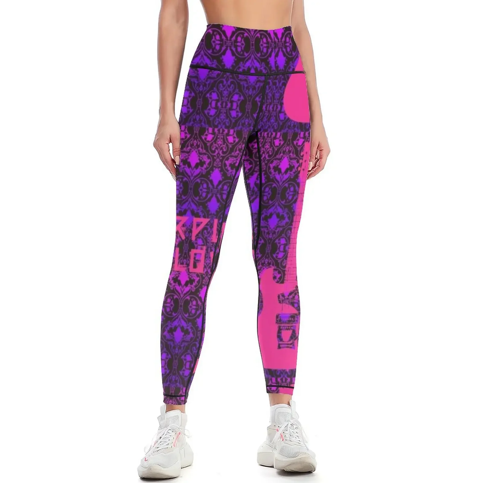PURPLE LOVE - PRINCE цифровая краска от Iona Art Digital Leggings Спортивные брюки для спортивной